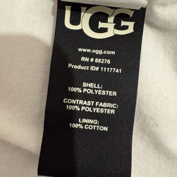 UGG sherpa + faux-shearling zip-up sweater/jacket in a cream/ivory colo - Picture 13 of 16